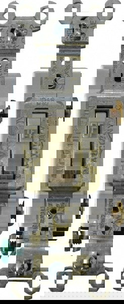 1 Pole, 120 to 277 VAC, 20 Amp, Commercial Grade Toggle Wall Switch